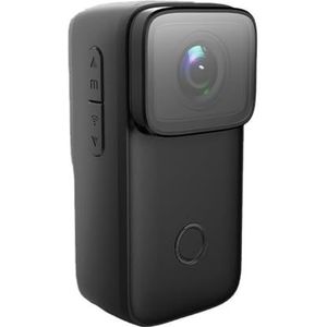 Lichaamscamera HD anti-shake 4K duim sportcamera, outdoor mobiele telefoon draagbare sportcamera voor beveiliging, werkgegevens(Nero)