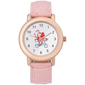 Fietsen Octopus Horloges Voor Vrouwen Mode Sport Horloge Vrouwen Lederen Horloge