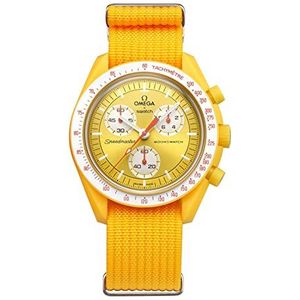 Stanchev Bandje voor Omega x Swatch MoonSwatch/Rolex horloge/SEIKO horloge 20 mm nylon vervangend bandje voor Omega X Swatch MoonSwatch Speedmaster horloge 20mm
