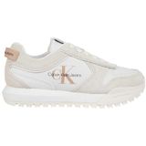 Calvin Klein - Dames Sneakers - Wit - 100% Suède