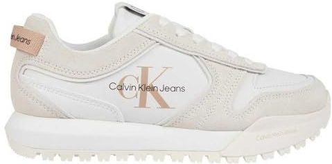 Calvin Klein - Dames Sneakers - Wit - 100% Suède