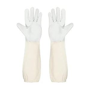 Bijenteeltpak arist Katoen for Mannen Vrouwen Beschermende Bijenstal Sting Proof Met Hekwerk Sluier ventileerde Kap ,Veilige pasvorm(Blue,Thicken)