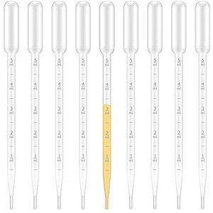 G2PLUS Pipet, druppelaar, 5 ml, meetpipet, voerpipet, dropper, polyethyleen voor experiment geneeskunde (5 ml)