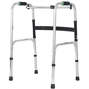 Looprek, medisch looprek Lichtgewicht opvouwbaar viervoets kruk hulploper, in hoogte verstelbaar voor ouderen met een handicap