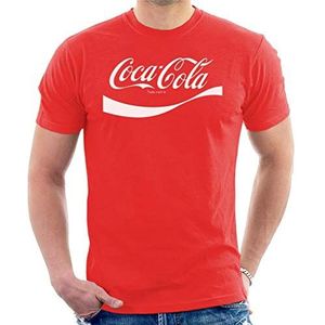 Coca Cola 1941 Logo Heren T-Shirt, Rood, XL