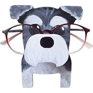 Dierlijke brillenhouder, handgemaakte houten zonnebril/brillenhouder, dierenvorm creatieve brillenstandaard, dierlijk gevormd kantoor aan huis decor