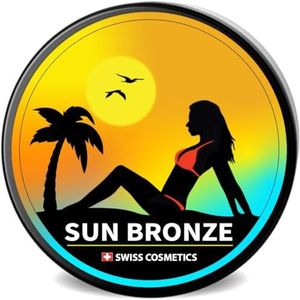 SUN BRONZE Original - Premium Tanning Cream, Swiss Formula (200 ml), effectieve donkere resultaten met natuurlijke ingrediënten, Brown Skin Tan Accelerator-gel, veganistische frienfly