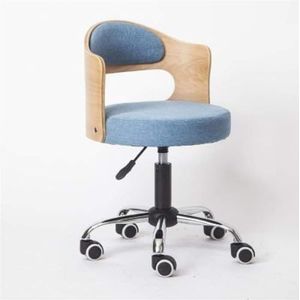 Zadelstoel, Master Massage zadelkruk op wiel, zadelstoelkruk met gele PU synthetisch lederen zitting, in hoogte verstelbaar 45-58 cm, ondersteund gewicht 160 kg, zadel rollende draaibare kruk (stijl