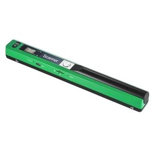Documentcamera Boekscanner A4-scanner Draagbare mini-documentscanner, JPG/PDF-formaat documentafbeelding Iscan handscanner, A4 boektekstscanner LCD-scherm Veelzijdig en multi-compatibel(Verde)