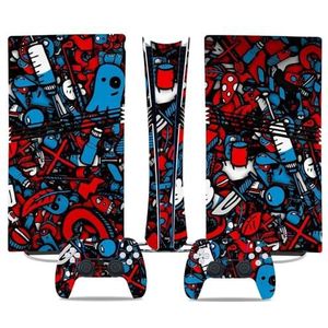 Voor PS5 PRO Skin Digital Edition Console En Controller Vinyl Cover Skins Wraps Krasbestendig, Compatibel Met Voor PS5 Digital Edition Pro 80140 Geen Schuimvorming Bubbelvrij