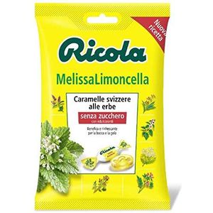 Ricola Melissa limoncella bonbon met citroen en menthol zonder suiker 70g