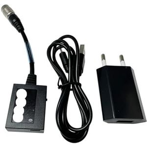 Bluetooth-adapter for Top-con Hirose 6-pins met oplader en kabel naar USB for Sokkia South Total Station datakabel FC-24LY(3 plug)