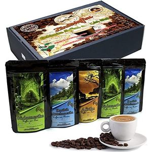 Cadeauset - Koffie van over de hele wereld - Koffiebonen in een geschenkdoos, het perfecte geschenk