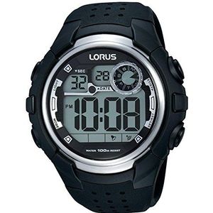 LORUS Mens Polshorloge Digitaal Kwarts Bandje Siliconen R2385KX9