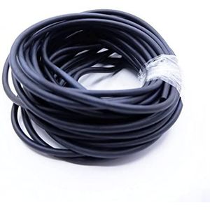 Natuurlijke latex rubberen slangen, Natuurlijke latex buis for katapult, vorstbestendig, slijtvast, veelkleurig, meerdere maten(Black,2M-ID1.6MM X OD3.6MM)