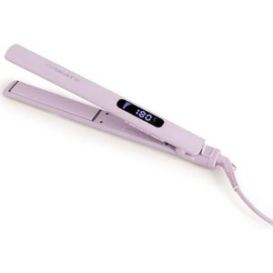 CREATE Ceramic Style Slim Stijltang met keramische coating, digitaal display, 9 temperaturen, 360 graden grijze kabel, stijl- en krulfunctie, 45 W