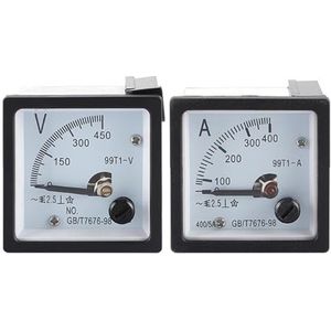 AC99T1 analoge voltmeter paneel volt meter spanning tester voltimetro ampèremeter 1 stuks (400A)