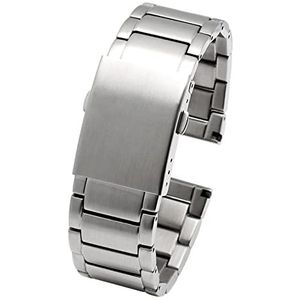 YingYou Roestvrijstalen Horlogeband Compatibel Met Diesel DZ4316 DZ7395 7305 4209 4215 Heren Metaal Massief Pols Horlogeband Armband 24mm 26mm 28mm 30mm (Color : A Silver, Size : 30mm)