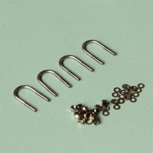 NexaPart RC Accessoires Metalen simulatie veerstalen plaat U-bout stalen plaat schroeven for 1/14 Tamiya RC vrachtwagen trailer kiepwagen Scania auto doe-het-zelf onderdelen(C)