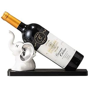 Wijnrekken Olifant Keramische Rode Wijn Houder Woonkamer Wijnkast Versieren Hoge Voet Wijnglas Houder Huishoudelijke Wijnflessenrek Decoratief Standbeeld Wine Racks