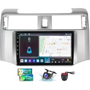 Voor Toyota 4Runner 5 N280 2009-2020 Android 13 Carplay Autoradio 9 inch Scherm Radio Wireless Android Auto BT 5.0 Handsfree 4G WiFi FM/RDS/DAB+ Radio HiFi Achteruitkijkcamera + DVR(NF-3)