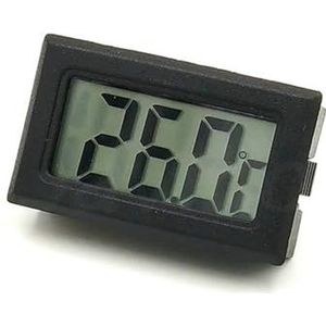 Mini Zwart Wit Digitale LCD Indoor Handige Temperatuursensor Vochtigheidsmeter Thermometer Hygrometer Gauge(Thermometer)