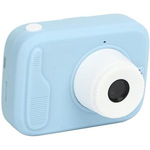 Kindercamera 2 Inch 20MP Dubbele camera's voor Achteraan Draagbare Mini Digitale Videocamera voor Peuters met Flitslicht Selfiecamera voor Kinderen Kindercamera (BLUE)