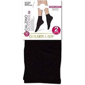 GOLDEN LADY Microvezelsokken, 50 Denari, blauw, 2 paar