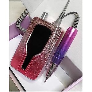 Elektrische nagelvijl, 35000 RPM draagbare elektrische nagelboormachine, draadloze oplaadbare E-vijlmanicure, nagelschuurmachine, gelverwijderaar, polijstgereedschap voor zowel natuurlijke als kunstna