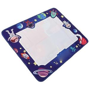 Kids Water Doodle Mat, Mess Free Soft Fabric Endless Fun Safe Water Drawing Mat Herbruikbaar Vroeg Leren voor Thuis voor Jongens Meisjes (Lichtgevend effect)