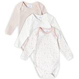 Stellou & Friends - Rompertje - Lichtroze/Wit - 3 Pack