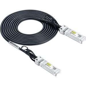SFP+ DAC Twinax Kabel 2 Meter (6,5 ft), 10G Direct Attach Copper Patch Passieve Kabel voor Cisco, Ubiquiti UniFi, TP-Link, Netgear, D-Link, Zyxel, Mikrotik en Meer