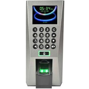 Inklokken in Machine, F18 USB/IP Biometrische vingerafdruk Login-herkenning Toegangscontrole Machinesysteem Gebruik elektrisch slot Kantoorponsklok(F18-WIFI,Spanish)