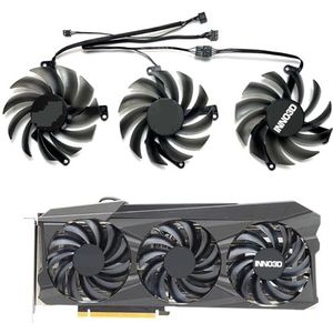 Vervangende ventilator CF-12915S voor INNO3D voor GeForce RTX3080ti 3090 voor GAMING X3 grafische kaart(Left fan)