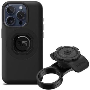 Quad Lock Stuurkap Bevestigingsset voor Fiets met MAG Telefoonhoes voor iPhone 15 Pro