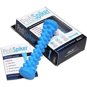 PediSpiker® - Podiatrist Ontworpen Spiked Foot Massager Perfect voor het behandelen van Plantaire Fasciitis en hardnekkige hielpijn - Inclusief gratis professionele rehab gids