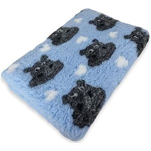 Vetbedding Veterinary Bed - Hippo Blue - 150 x 100 cm Hondenkleed Dierenkleed Puppykleed Hondenfokker UK Made wasbaar