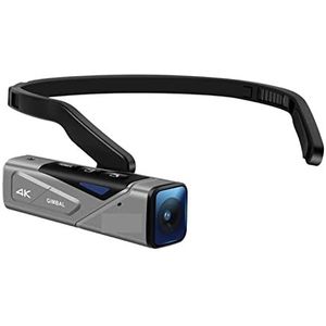 Digitale Camera, Videocamera Camcorder 4K Vlog-camera's Draagbaar, ingebouwde gimbalstabilisatie, for blog(Add U3 128G SDcard,EP7-Standard)