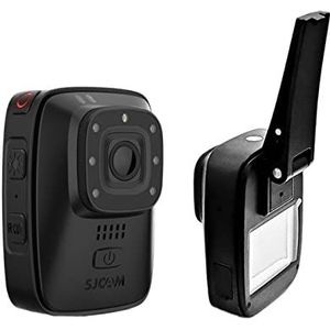 KOZWAY Actiecamera A10 Draagbare wetshandhavingscamera Draagbare lichaamscamera's IR-Cut B/W Schakelaar Nachtzicht Lamp Infrarood Actiecamera (Maat: 2, Kleur: Nero)