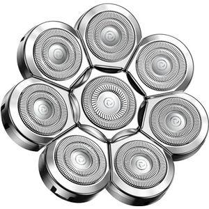 Lovcoyo Scheerapparaat voor heren, scheerapparaat met kale schedel, 8D, universele reservekop voor heren, scheerapparaat voor heren, kaal