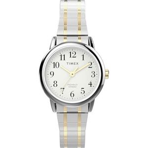 Timex Vrouwen Analoge Quartz Horloge Met Roestvrij Stalen Band TW2W525009J, Twee-toon, Modern