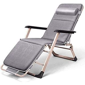 Outdoor ligstoelen ligstoelen, opvouwbare ligstoel, Zero-Gravity multifunctionele opvouwbare fauteuil, tuin buiten zonnebed, ligstoelen, ligstoel nodig (kleur: B)