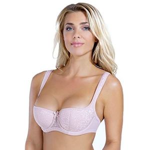 ROSME Lingerie Balconette bh voor dames met gevoerde bandjes, Collectie ""Grand"", Maat 120A