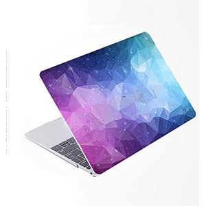 SDH for MacBook Pro 15 inch Case 2019 2018 2017 2016 Release A1990 A1707, Plastic Pattern Hard Shell Cover & Gradient Keyboard Skin Compatible With for Mac Pro 15 Touch Bar & ID, Starry sky 4