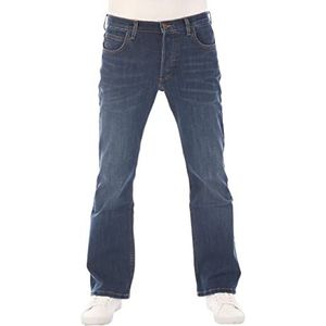Lee Heren Jeans Bootcut Denver broek blauw jeansbroek mannen katoen stretch denim blauw w30 w31 w32 w33 w34 w36 w38 w40 w42 w44, Dark Westwater (Lss1sjnz3), 32W / 34L
