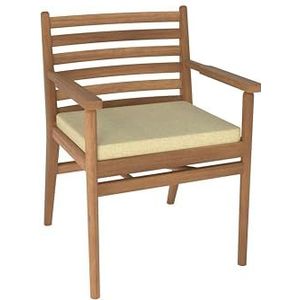 POKAR Tuinbankkussen Eetbank Zitkussen Sofa Kussen voor Patio Binnen & Buiten (50 x 50 x 5, Beige)