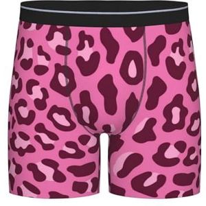 GRatka Boxer slips, heren onderbroek boxer shorts been boxer slips grappig nieuwigheid ondergoed, roze luipaard, zoals afgebeeld, XXL