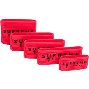 Clipper Grip SGR50 Professionele kappersgrijpers van Supreme Trimmer | 5-delige antislip tondeuse handgrepen, kappermouw voor tondeuse, trimmer en scheerapparaat | rood