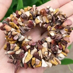 5-8mm Natuurlijke Onregelmatige Rode Granaat Steen Kralen Grind Chips Losse Spacer Kralen voor Sieraden Maken DIY Oorbel Ketting 33""Inches-Eigeel-5-8mm 33inche