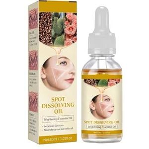 Vlekverminderende Olie Gezichtsserum - Vervaagt Donkere Vlekken, Melanine En Doffe Huid, Herstelt De Huid En Houdt Vocht Vast(2PCS)
